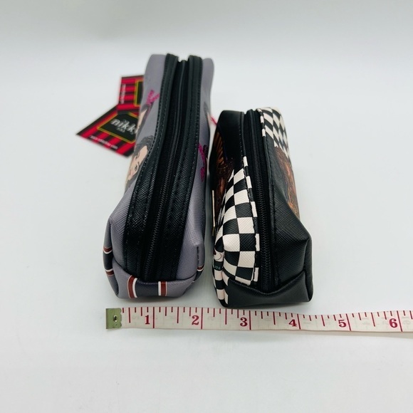 NIKKY BY NICOLE LEE SET OF 2 TRAVEL/COSMETIC ZIPPERED POUCHES NWT - Picture 11 of 14